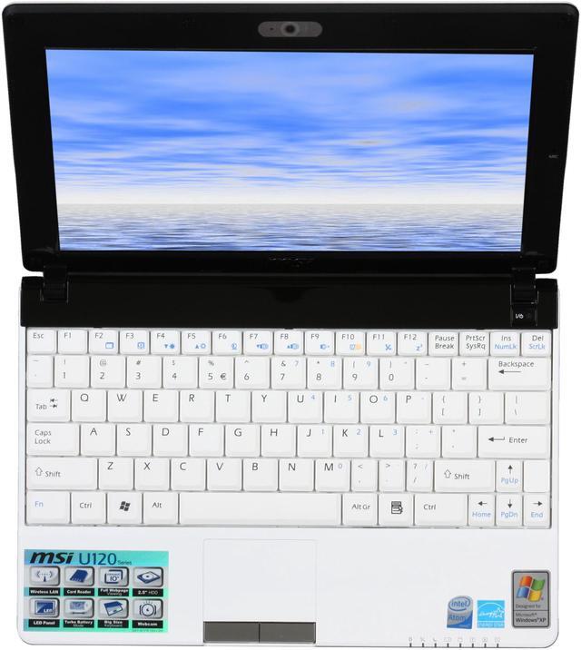 Alt view image 7 of 12 - MSI Wind U120-024US Intel Atom N270(1.60 GHz) 10.0" WSVGA 1GB Memory 160GB HDD Netbook