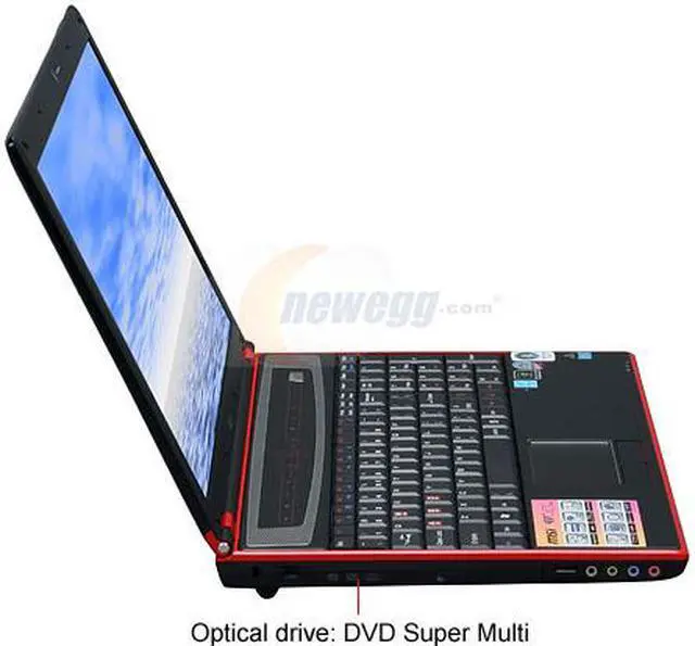Alt view image 4 of 12 - MSI Laptop Intel Core 2 Duo P8400 4GB Memory 320GB HDD NVIDIA GeForce 9800M GS 15.4" Windows Vista Home Premium GT627-216US