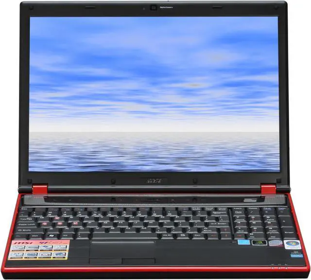 Alt view image 6 of 12 - MSI Laptop Intel Core 2 Duo P8400 4GB Memory 320GB HDD NVIDIA GeForce 9800M GS 15.4" Windows Vista Home Premium GT627-216US