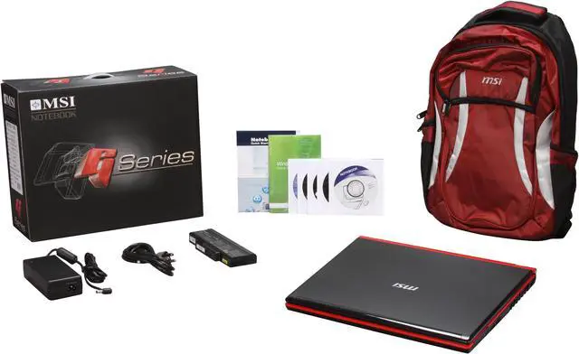 Alt view image 12 of 12 - MSI Laptop Intel Core 2 Duo P8600 4GB Memory 320GB HDD NVIDIA GeForce 9800M GS 15.4" Windows Vista Home Premium GT627-218US