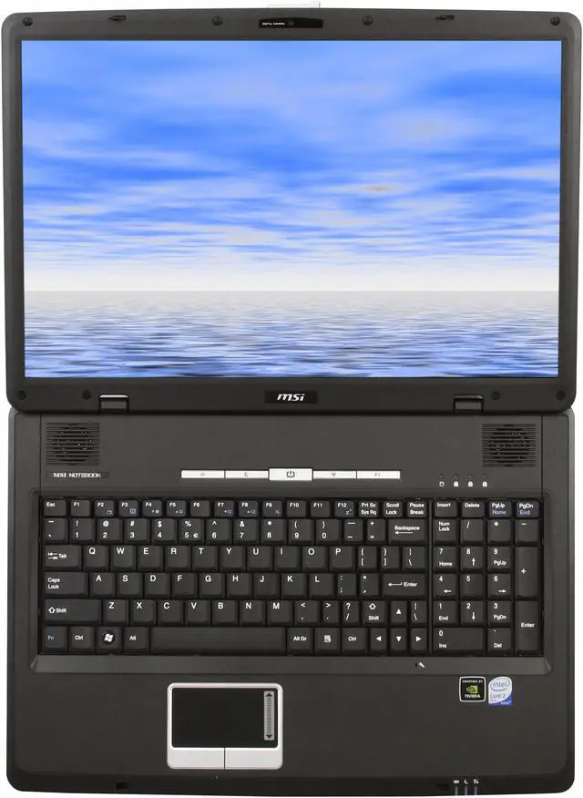 Alt view image 7 of 12 - MSI Laptop Intel Core 2 Duo T5800 4GB Memory 160GB HDD 17.0" Windows Vista Home Premium VR705