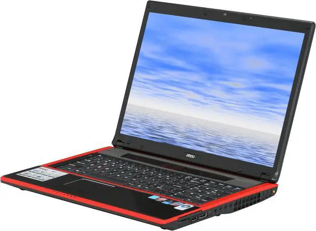 Main image of MSI Laptop Intel Core 2 Duo P9500 4GB Memory 320GB HDD ATI Mobility Radeon HD 4850 17.0" Windows Vista Home Premium GT725-075US