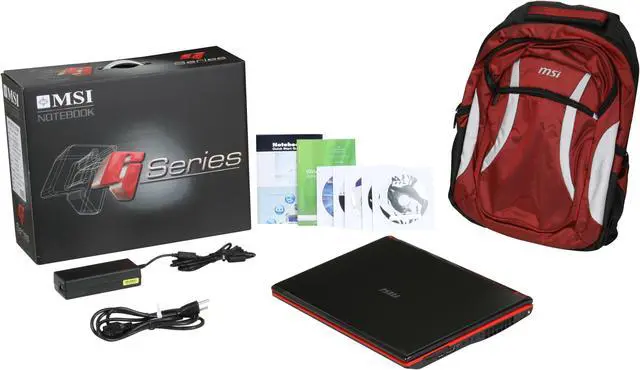 Alt view image 12 of 12 - MSI Laptop Intel Core 2 Duo P9500 4GB Memory 320GB HDD ATI Mobility Radeon HD 4850 17.0" Windows Vista Home Premium GT725-075US