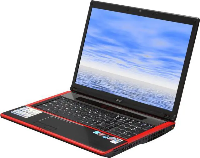Main image of MSI Laptop Intel Core 2 Duo P8600 4GB Memory 320GB HDD ATI Mobility Radeon HD 4850 17.0" Windows Vista Home Premium GT725-074US