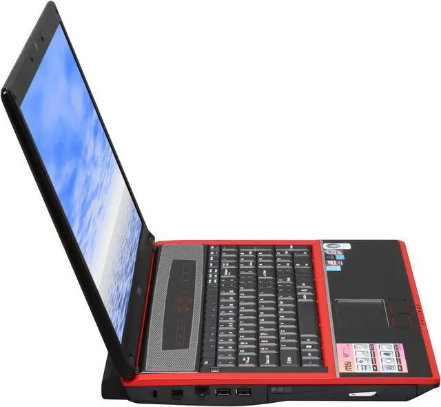 Alt view image 4 of 12 - MSI Laptop Intel Core 2 Duo P8600 4GB Memory 320GB HDD ATI Mobility Radeon HD 4850 17.0" Windows Vista Home Premium GT725-074US