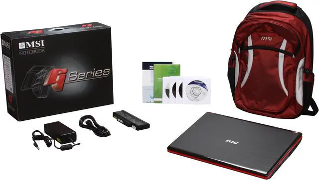 Alt view image 12 of 12 - MSI Laptop Intel Core 2 Duo P8600 4GB Memory 320GB HDD ATI Mobility Radeon HD 4850 17.0" Windows Vista Home Premium GT725-074US