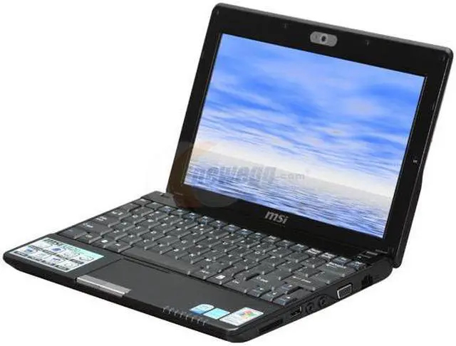 Main image of MSI Wind U120-001US Intel Atom N270(1.60 GHz) 10.0" WSVGA 1GB Memory 160GB HDD Netbook