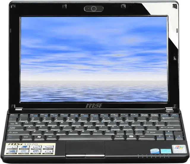 Alt view image 6 of 12 - MSI Wind U120-001US Intel Atom N270(1.60 GHz) 10.0" WSVGA 1GB Memory 160GB HDD Netbook
