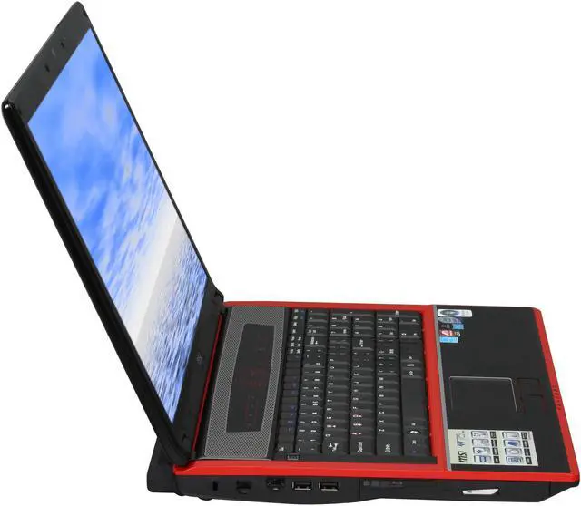 Alt view image 4 of 12 - MSI Laptop Intel Core 2 Quad Q9000 4GB Memory 320GB HDD ATI Mobility Radeon HD 4850 17.0" Windows Vista Home Premium GT725-212US