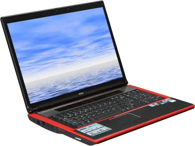 Alt view image 5 of 12 - MSI Laptop Intel Core 2 Quad Q9000 4GB Memory 320GB HDD ATI Mobility Radeon HD 4850 17.0" Windows Vista Home Premium GT725-212US
