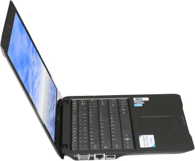 Alt view image 4 of 12 - MSI Laptop X-Slim Intel Core 2 Solo ULV SU3500 2GB Memory 320GB HDD Intel GMA 4500MHD 13.4" Windows Vista Home Premium X340-021US