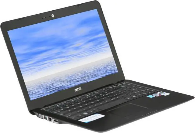 Alt view image 5 of 12 - MSI Laptop X-Slim Intel Core 2 Solo ULV SU3500 2GB Memory 320GB HDD Intel GMA 4500MHD 13.4" Windows Vista Home Premium X340-021US