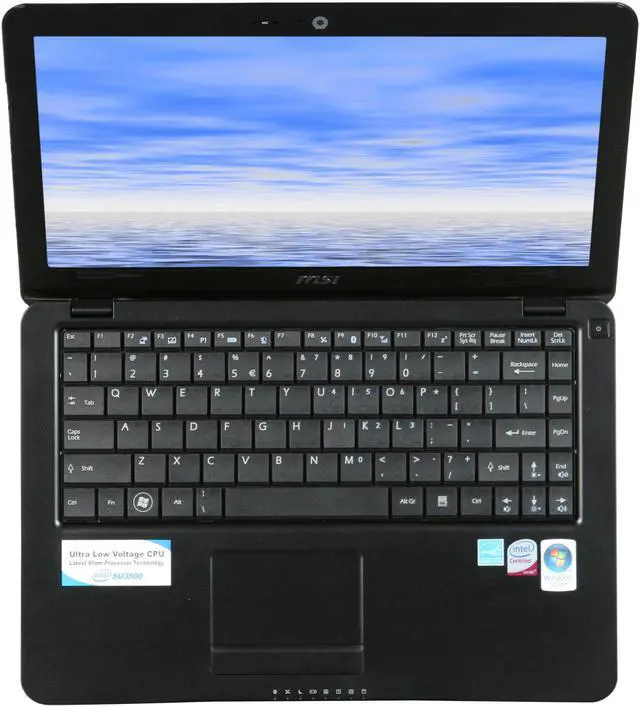 Alt view image 7 of 12 - MSI Laptop X-Slim Intel Core 2 Solo ULV SU3500 2GB Memory 320GB HDD Intel GMA 4500MHD 13.4" Windows Vista Home Premium X340-021US