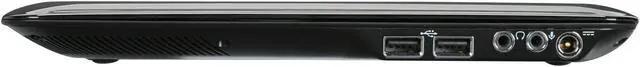 Alt view image 9 of 12 - MSI Laptop X-Slim Intel Core 2 Solo ULV SU3500 2GB Memory 320GB HDD Intel GMA 4500MHD 13.4" Windows Vista Home Premium X340-021US