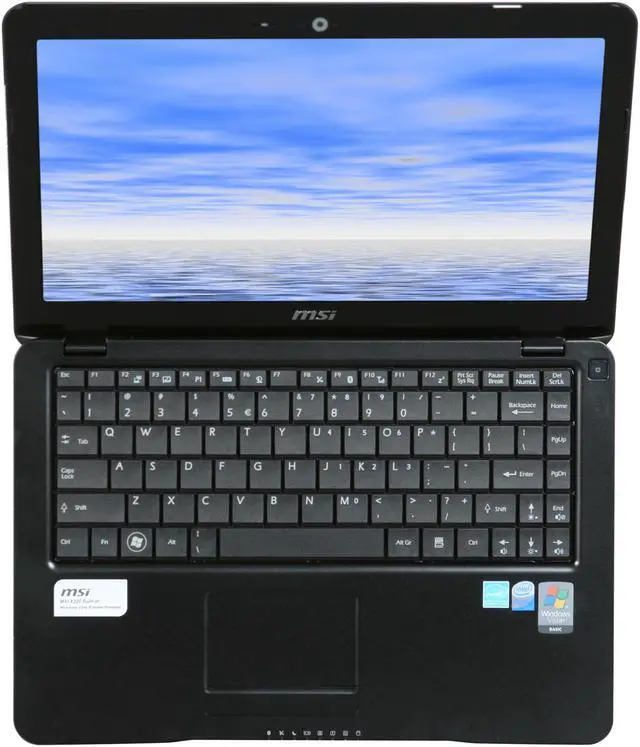 Alt view image 7 of 12 - MSI Laptop X-Slim Intel Atom Z530 2GB Memory 320GB HDD Intel GMA 500 13.4" Windows Vista Home Premium X320-037US