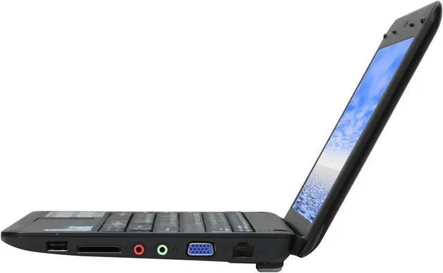 Alt view image 3 of 8 - MSI Wind U100-843US Black Intel Atom N270(1.60 GHz) 10.0" WSVGA 1GB Memory 160GB HDD Netbook