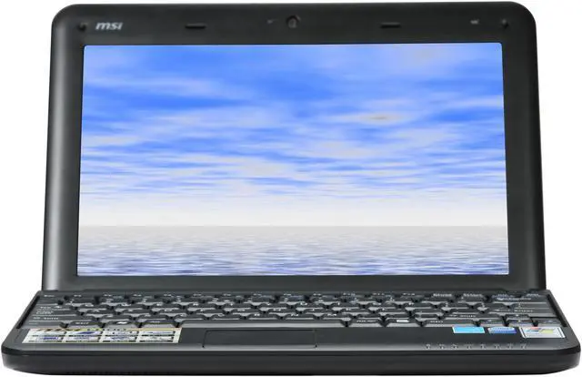 Alt view image 5 of 8 - MSI Wind U100-843US Black Intel Atom N270(1.60 GHz) 10.0" WSVGA 1GB Memory 160GB HDD Netbook