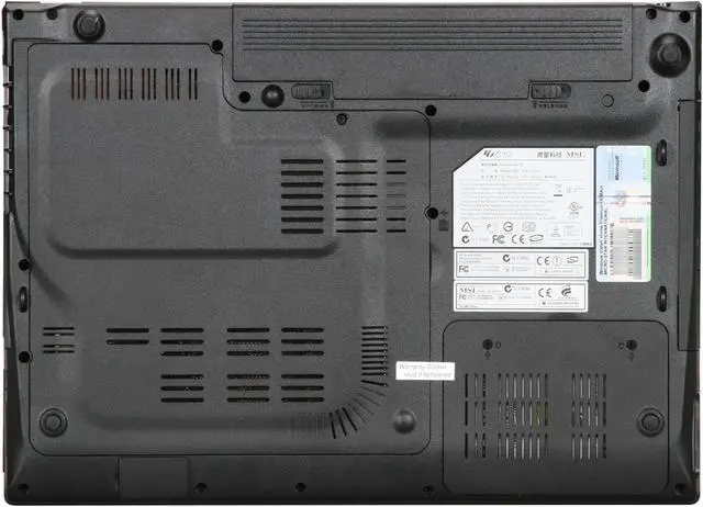 Alt view image 7 of 8 - MSI Laptop AMD Athlon 64 X2 QL-62 4GB Memory 320GB HDD NVIDIA GeForce 9600M GT 15.4" Windows Vista Home Premium GX630-001US