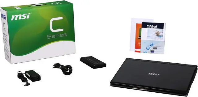 Alt view image 8 of 8 - MSI Laptop Intel Pentium T4300 4GB Memory 320GB HDD ATI Mobility Radeon HD 4330 16.0" Windows 7 Home Premium CX600-063US