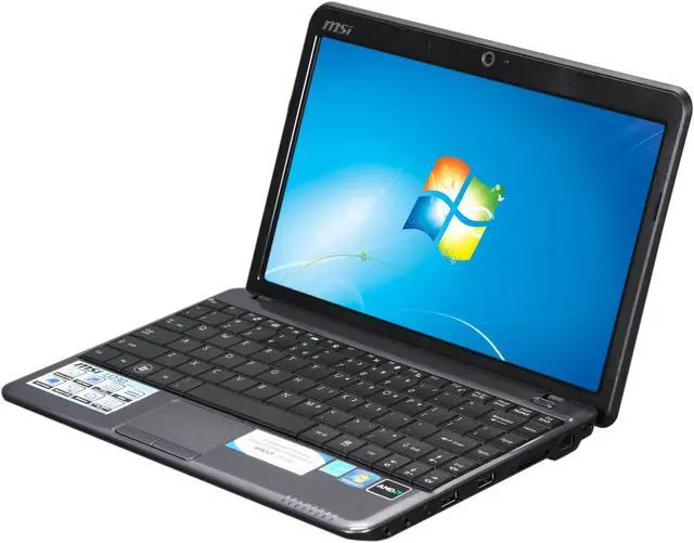 Alt view image 2 of 8 - MSI Wind12 U230-033US AMD Athlon Neo MV-40(1.60 GHz) 12.1" WXGA 2GB Memory 250GB HDD Netbook