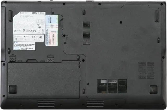 Alt view image 7 of 8 - MSI Laptop Intel Core i5-430M 4GB Memory 500GB HDD Intel HD Graphics 15.6" Windows 7 Home Premium CR620-031US