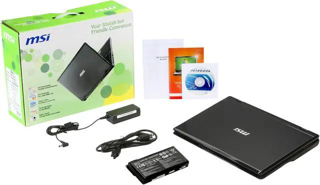 Alt view image 8 of 8 - MSI Laptop Intel Core i3-330M 4GB Memory 320GB HDD Intel HD Graphics 15.6" Windows 7 Home Premium CR620-033US