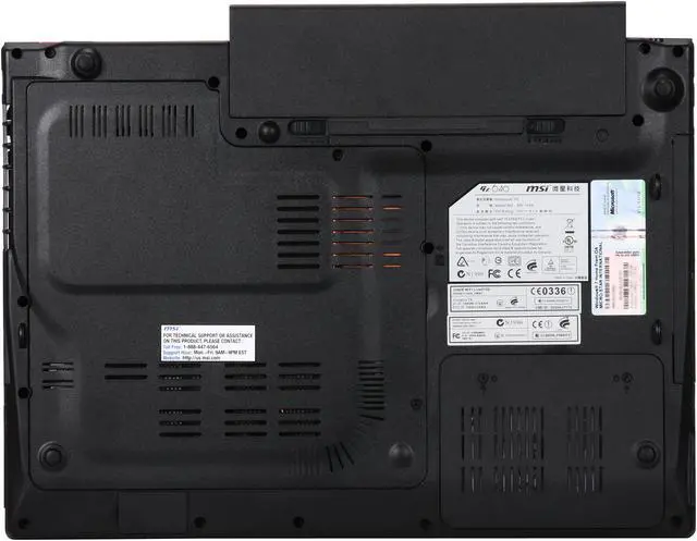 Alt view image 7 of 8 - MSI Laptop Intel Core i5-430M 4GB Memory 500GB HDD ATI Mobility Radeon HD 5850 15.4" Windows 7 Home Premium GX640-098US
