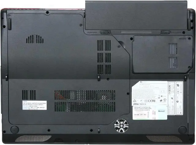 Alt view image 7 of 8 - MSI Laptop Intel Core i7-720QM 4GB Memory 500GB HDD ATI Mobility Radeon HD 5870 17.0" Windows 7 Home Premium 64-bit GX740-079US