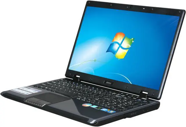 Main image of MSI Laptop Intel Core 2 Duo T6600 3GB Memory 320GB HDD NVIDIA GeForce 8200M G 16.0" Windows 7 Home Premium A6000-443US