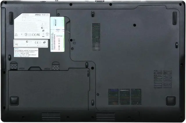 Alt view image 7 of 8 - MSI Laptop Intel Core i3-330M 4GB Memory 320GB HDD Intel HD Graphics 15.6" Windows 7 Home Premium A6200-038US