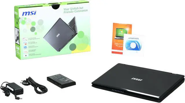 Alt view image 8 of 8 - MSI Laptop Intel Core i3-330M 4GB Memory 320GB HDD Intel HD Graphics 15.6" Windows 7 Home Premium A6200-038US
