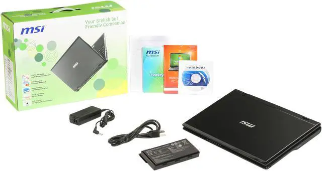 Alt view image 8 of 8 - MSI Laptop Intel Core i3-350M 4GB Memory 500GB HDD Intel HD Graphics 15.6" Windows 7 Home Premium 64-bit CR620-223US