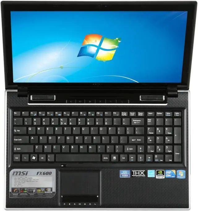 Alt view image 6 of 8 - MSI 15.6" Intel Core i5-450M 4GB Memory Windows 7 Home Premium 64-bit FX600-002US