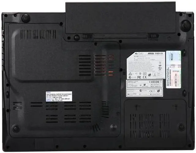 Alt view image 7 of 8 - MSI Laptop Intel Core i5-450M 4GB Memory 500GB HDD ATI Mobility Radeon HD 5850 15.4" Windows 7 Home Premium 64-bit GX640-260US