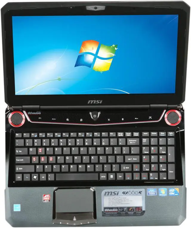 Alt view image 6 of 7 - MSI Laptop Intel Core i7-740QM 6GB Memory 640GB HDD ATI Mobility Radeon HD 5870 Broadway XT 15.6" Windows 7 Home Premium 64-bit GX660R-060US