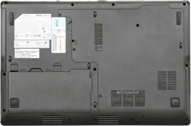 Alt view image 7 of 8 - MSI Laptop Intel Core i5-430M 4GB Memory 320GB HDD Intel HD Graphics 15.6" Windows 7 Home Premium A6200-021US