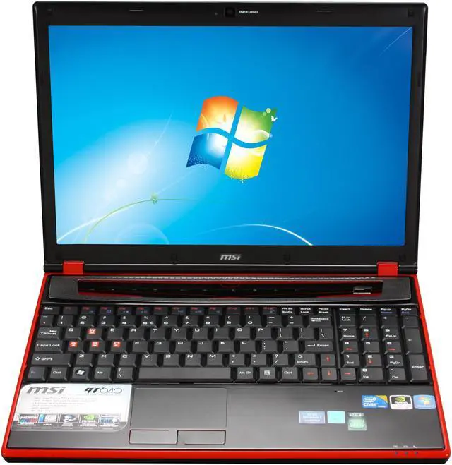 Alt view image 5 of 8 - MSI Laptop Intel Core i7-720QM 4GB Memory 500GB HDD NVIDIA GeForce GTS 250M 15.4" Windows 7 Home Premium GT640-287US
