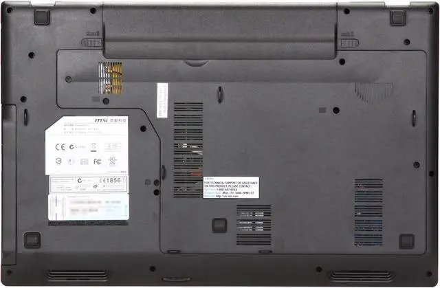 Alt view image 7 of 8 - MSI 15.6" Intel Core i5-480M 6GB Memory Windows 7 Home Premium 64-bit FX603-064US