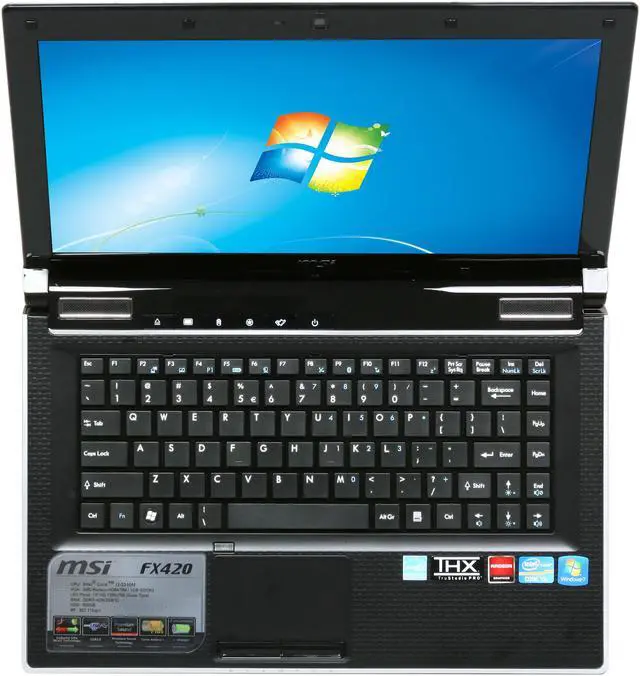 Alt view image 6 of 8 - MSI Laptop Intel Core i3-2310M 4GB Memory 500GB HDD AMD Radeon HD 6470M 14.0" Windows 7 Home Premium 64-bit FX420-002US