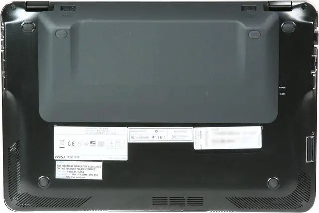 Alt view image 7 of 8 - MSI Laptop AMD E-350 4GB Memory 500GB HDD AMD Radeon HD 6310 13.4" Windows 7 Home Premium 64-bit X370-001US