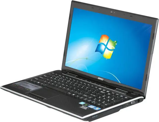 Main image of MSI Laptop Intel Core i5-2410M 6GB Memory 640GB HDD NVIDIA GeForce GT 540M 15.6" Windows 7 Home Premium 64-bit FX620DX-256US