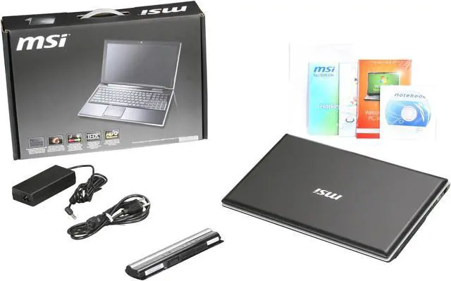 Alt view image 8 of 8 - MSI Laptop Intel Core i5-2410M 6GB Memory 640GB HDD NVIDIA GeForce GT 540M 15.6" Windows 7 Home Premium 64-bit FX620DX-256US