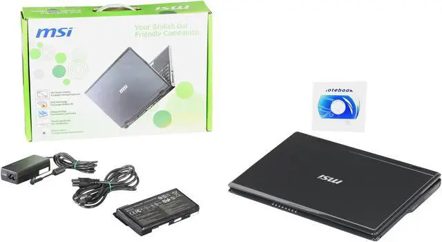 Alt view image 8 of 8 - MSI Laptop Intel Core i5-430M 4GB Memory 500GB HDD Intel HD Graphics 15.6" Windows 7 Home Premium A6200-039US