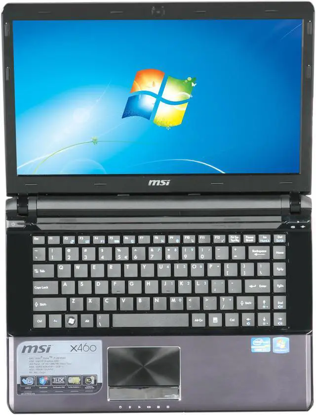 Alt view image 6 of 8 - MSI Laptop Intel Core i7-2630QM 6GB Memory 750GB HDD Intel HD Graphics 3000 14.0" Windows 7 Professional 64-bit X460-004US