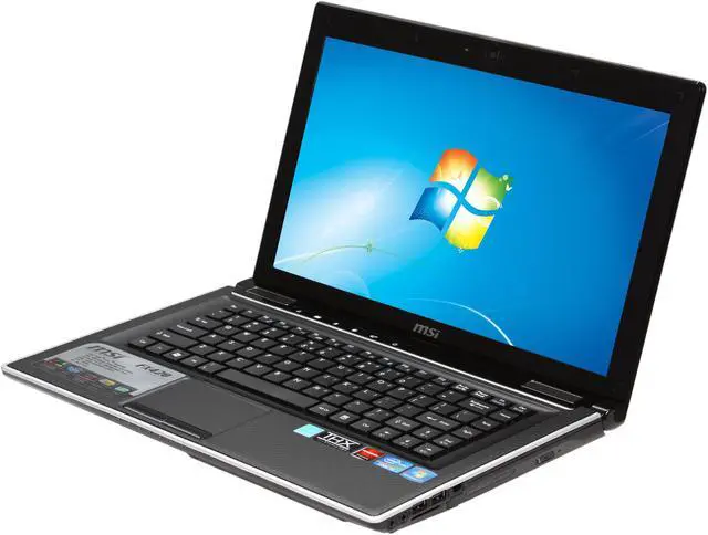 Main image of MSI Laptop Intel Core i5-2410M 6GB Memory 640GB HDD AMD Radeon HD 6470M 14.0" Windows 7 Home Premium 64-bit FX420-050US