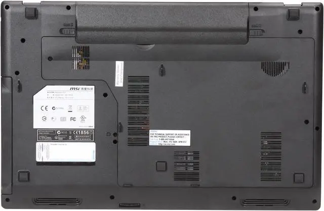 Alt view image 7 of 8 - MSI Laptop Intel Core i7-2630QM 8GB Memory 640GB HDD NVIDIA GeForce GT 555M 15.6" Windows 7 Home Premium 64-bit GE620DX-278US