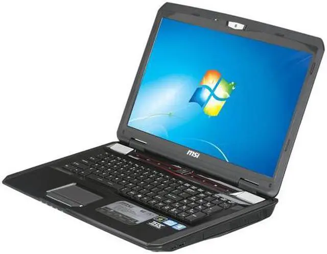 Main image of MSI Laptop GT Series Intel Core i7-2630QM 12GB Memory 750GB HDD NVIDIA GeForce GTX 560M 17.3" Windows 7 Home Premium 64-Bit GT780-221US