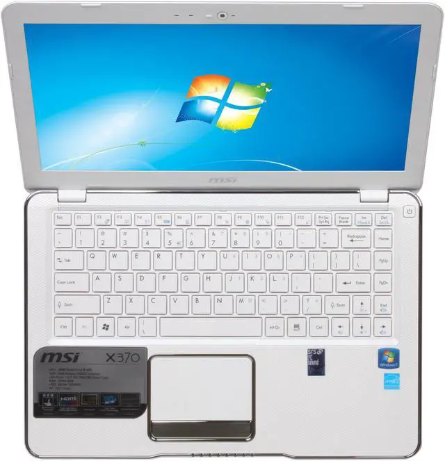 Alt view image 6 of 8 - MSI Laptop X Series AMD E-450 4GB Memory 500GB HDD AMD Radeon HD 6320 13.4" Windows 7 Home Premium 64-Bit X370-206US