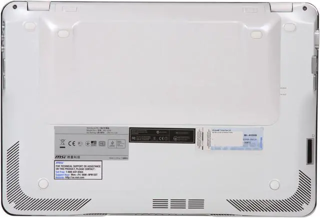 Alt view image 7 of 8 - MSI Laptop X Series AMD E-450 4GB Memory 500GB HDD AMD Radeon HD 6320 13.4" Windows 7 Home Premium 64-Bit X370-206US