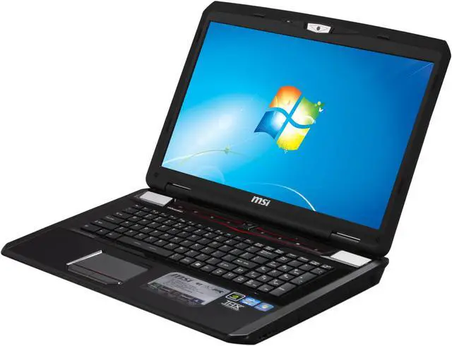 Main image of MSI Laptop GT Series Intel Core i7-2670QM 16GB Memory 1.5TB HDD NVIDIA GeForce GTX 570M 17.3" Windows 7 Home Premium 64-Bit GT780DXR-200US